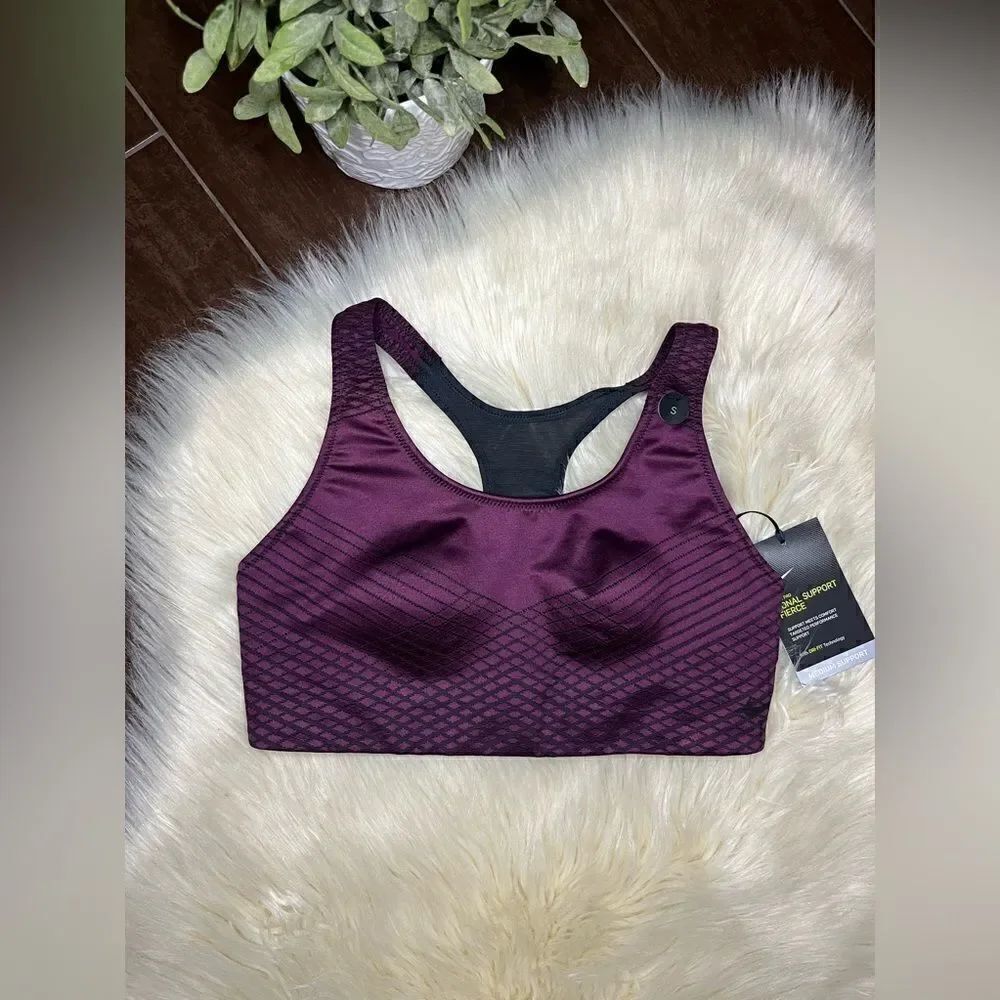 Nike Pro zonal support fierce medium support sports bra sz small
